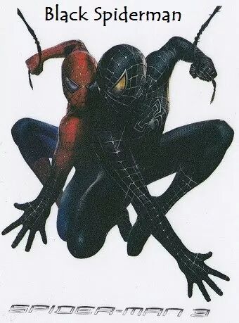 Wallsticker Black Spiderman @Rp. 25.000.-  amaryllisbabyshop