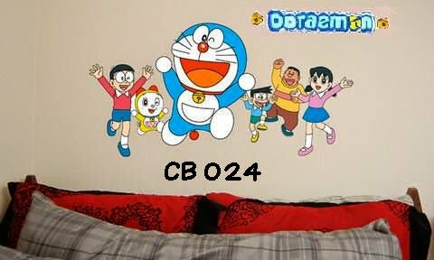 Wallsticker Doraemon Happy Rp 25 000 amaryllisbabyshop
