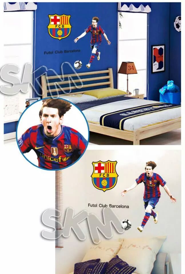 Wallsticker Barcelona Messi Rp 25 000 amaryllisbabyshop