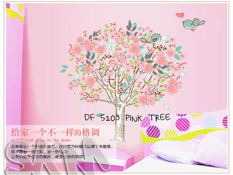 Wallsticker Pink Tree @Rp. 25.000.-  amaryllisbabyshop