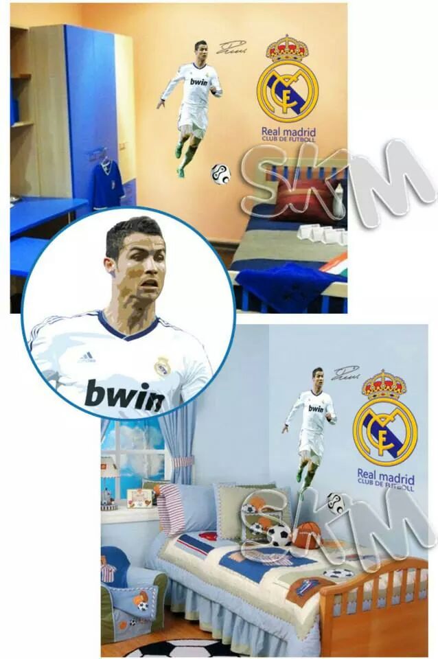 Wallsticker Real Madrid Ronaldo @Rp. 25.000 